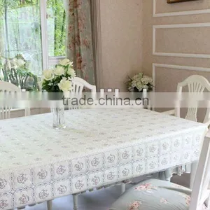 PVC Lace Tablecloths,Custom Table Covers thumbnail-1