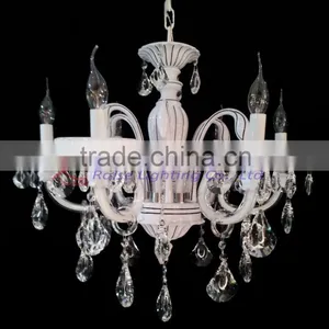 Vintage Glass Crystal Led Pendant Light thumbnail-4