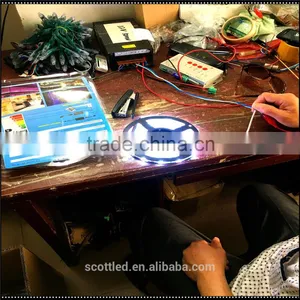 RGB LED Strip Lights 5M RGB Strips+power Supply+controller Led Strip Set thumbnail-1