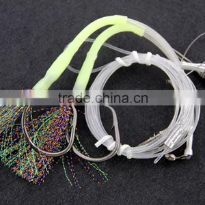 Groper Heavy Duty Rigs Two Flasher 13/0 Recurve Circle Hooks Effective on Other Deep Water Fish thumbnail-5