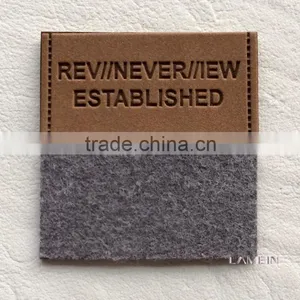 Custom Imitation Leather Brand Label Hangtag for Travelling Backpack Bags thumbnail-2
