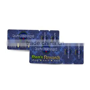 3 Pieces in 1 With Key Rings Logo Printing Plastic Keychain Cards thumbnail-1