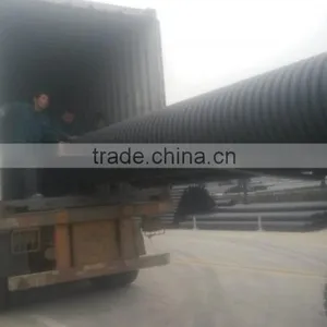 SN4/SN8 300mm Double Wall Hdpe Corrugated Pipe thumbnail-3