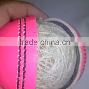 Pink Leather Cricket Ball thumbnail-1