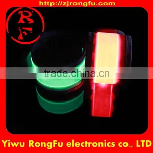 New Products China Colorful Nylon Led Bracelet ,customized Armband,led Bracelet thumbnail-3