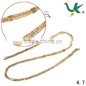 Fashion Round Snake Brass Chain Used for Imitation Jewelry, Custom Jewelry, Garment,Gift and Craft. thumbnail-1
