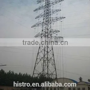 Hot-dip Galvanized High Voltage Electric Transmission Tower thumbnail-1