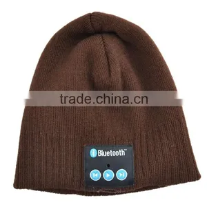 Washable Winter Men Women Hat Running Cap With Bluetooth Stereo Headphones Mic Hands Free Rechargeable Battery for Mobile Phones thumbnail-3