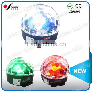2015 High Quality RGBWYP 6PCS 3W Crystal Magic Mirror LED Ball Light for DJ Lighting thumbnail-1