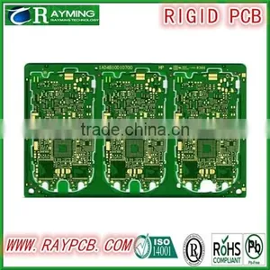 94v-0 4 Layer White Legend PCB With 1.6mm Board Thickness and Gold Plated Surface Treatment thumbnail-1