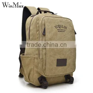 China Wholesale Vintage Canvas Backpack School Bags for Teenagers Boys Supplier's Choice thumbnail-5