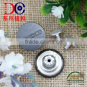 17mm Jeans Buttons and Rivets Shank Jeans Button Metal Buttons for Jeans thumbnail-1