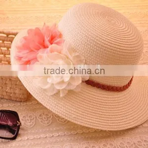 Top Level Excellent Quality Fashion Woman Beach Straw Hat thumbnail-3