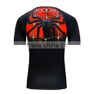 Summer Compression 3d T-shirt Superman Spiderman T Shirt Men Fashion Funny Casual Tshirt thumbnail-3
