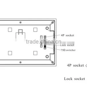 Security Alarms Systems Audio Intercom Electric Door Lock With Remote thumbnail-4