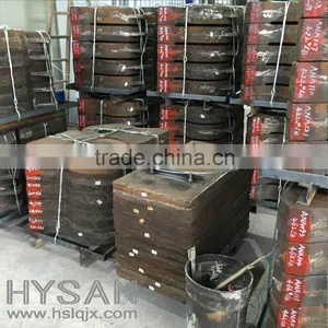 High Chrome Board Crusehr Hammer Crusher Machine Spare Parts Foundry thumbnail-1