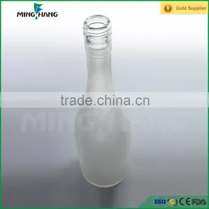 Wholesale Frosted Alcohol Glass Bottle Flask With Cap Supplier's Choice thumbnail-4