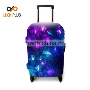 Luckiplus Thick Spandex Luggage Cover Exclusive Designed Trolley Case Cover thumbnail-5