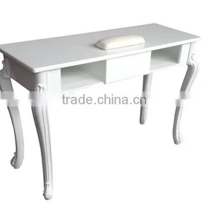 LNE-100 Double Nail Table Manicure Desk for 2 People Salon Table thumbnail-1