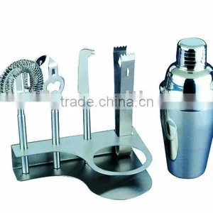 6pc Stainless Steel Barware Set (500ml Shaker) thumbnail-1