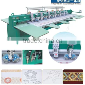 6head Multi Popurse Rhinestone Hot-fix Embroidery Machine thumbnail-1