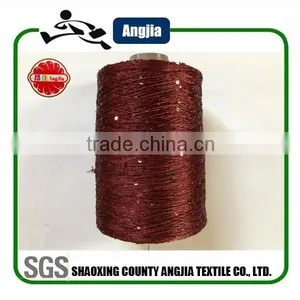 China Wool Factory Wholesale 3mm 4mm Spangle Sequin Yarn thumbnail-3