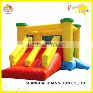 2015 Hot Sale Outdoor Commercial Inflatable Bouncer With Slide Made in China thumbnail-1