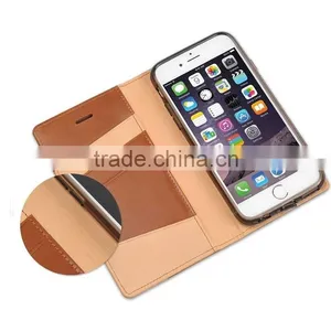 Customize Design Full Grian Leather Mobile Phone Case for Iphone 6 thumbnail-3