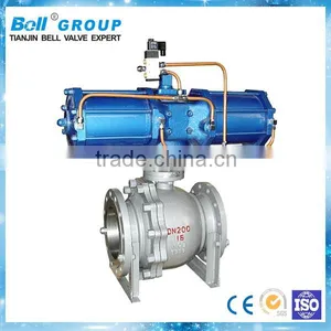 Pneumatic Actuator Equipped With Electrical Positioner as a Regulating Ball Valve thumbnail-2