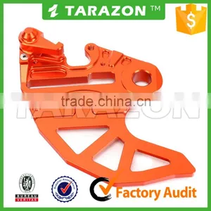 CNC REAR BRAKE CALIPER SUPPORT WITH BRAKE DISC GUARD KTM 125 530 SX EXC thumbnail-3