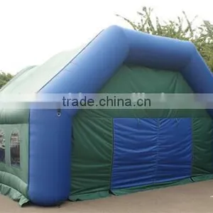 Large Size Blue Green Inflatable Garage Tent thumbnail-2