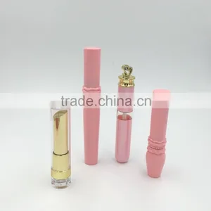 Glossy Cylinder Liquid Empty Lipstick Tube Gold Lipstick Tube thumbnail-4