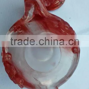 Decorative Handmade Smleting Stone Crystal Teapot Carving thumbnail-1