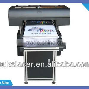 A2 Size+8color+automation Cleaning Inkjet T-shirt Flatbed Printer SK-T2A-8C thumbnail-1