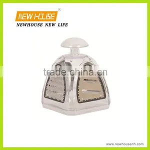 New Design Plastic 4 Sides Fruit and Vegetable Grater thumbnail-1