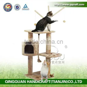 Manufacture Whoelsale Low Price Wooden Cat Tree/Cat Tree thumbnail-1