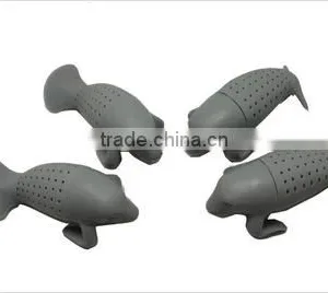Convenience Silicone Manatea Tea Infuser Strainers Infuser Mana Leaf Filter Manatee Diffuser thumbnail-2
