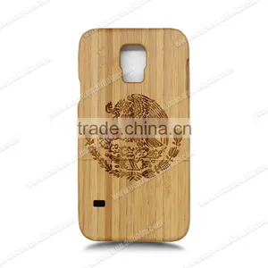 Comstom Beautiful Design Wood Cell Two Parts Case for Samsung Cover for Samsung s5 thumbnail-3