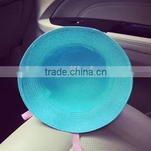 2016 Professional Ladies Flower Sunshine Beach Hat Summer Wear Fashion Ladies Handmade Hat Straw thumbnail-6