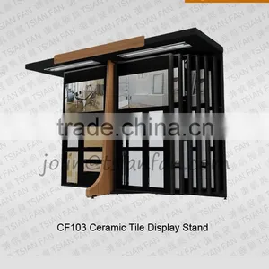 CF103 Tile Stone Display Rack / Page Turning Type Rack thumbnail-1