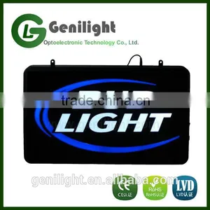 22*13 Inch Bright Animated Custom Beer Logo LED Sign thumbnail-3