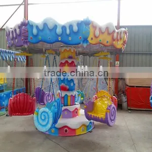 Indoor Children Amusement Equipment Candy Flying Chair Amusement Games Swing Chair thumbnail-5