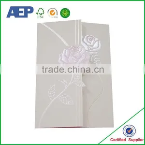 Customized Cheap Wholesale Bride Groom Invitation Card thumbnail-1