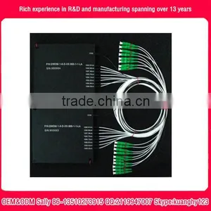 Fiber Optic Passive 50GHz/100GHz/200GHz DWDM OADM Modules 16 Channels Duplex DWDM AAWG Mux Demux OEM Factory thumbnail-2