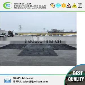 24' x 27' Flatbed Truck Tarp - Light Weight Lumber Tarp With 8' Drop thumbnail-2