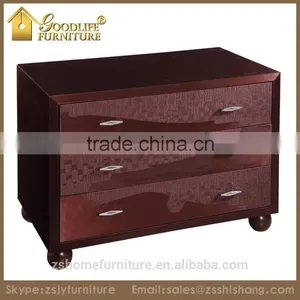 Customized European Antique Wood Corner Chest of Drawers thumbnail-1