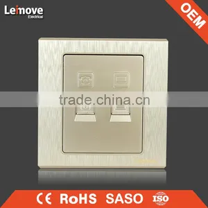 Woven Gold Finish One Gang One/two Way Wall Switch Arbitrary Point Switch thumbnail-4