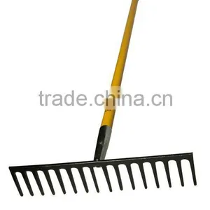 Fibreglass Handle Forged Road Rake thumbnail-1