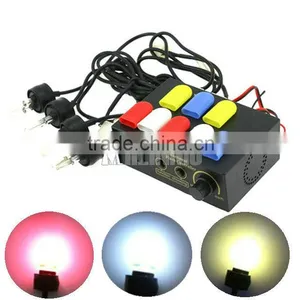 Type R 12V Multi-Function Adjustable Warning Strobe Light 8 Function Multi-color Cover U Tube Led thumbnail-1
