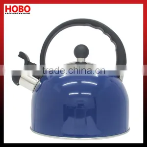 2.0L Blue Colour Stainlesss Steel Red Colour Whistling Kettle Tea Kettle Tea Pot thumbnail-1